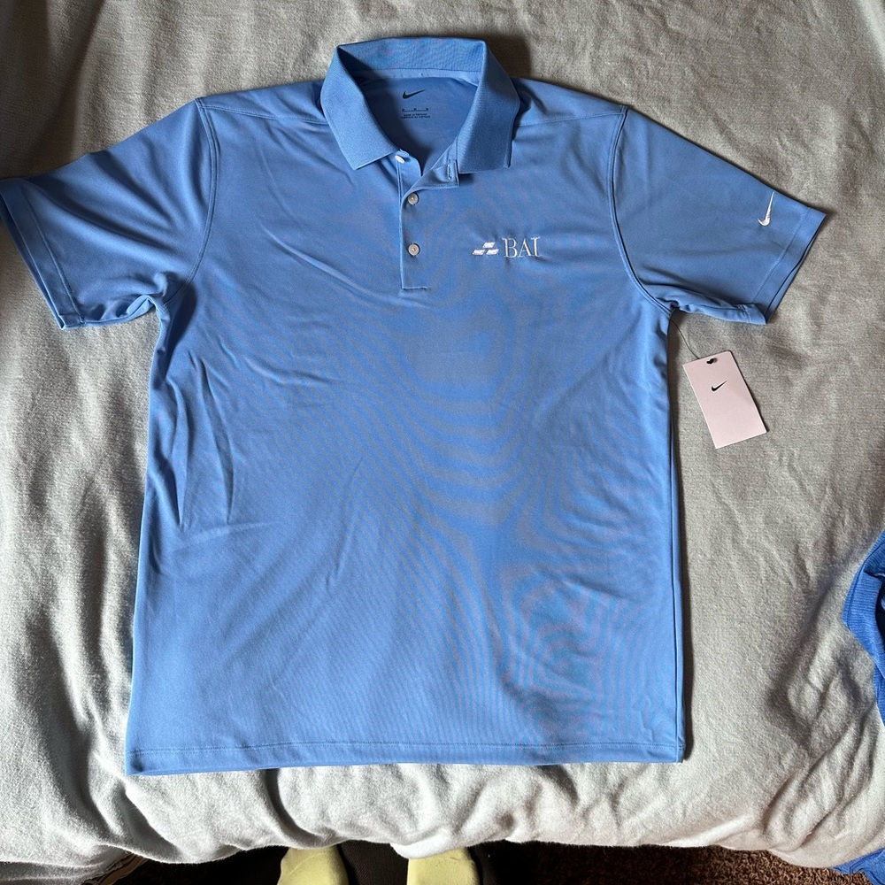 Nike Blue Polo Shirt Classic Style